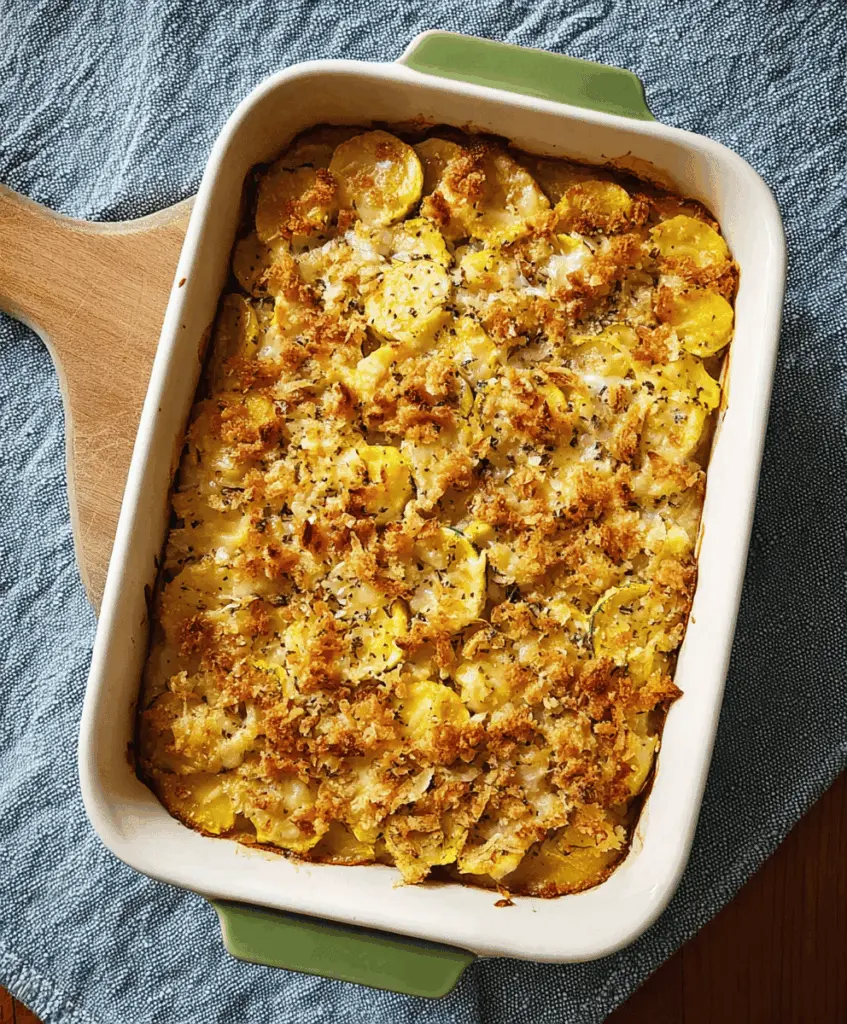 The Best Southern Squash Casserole Recipe
