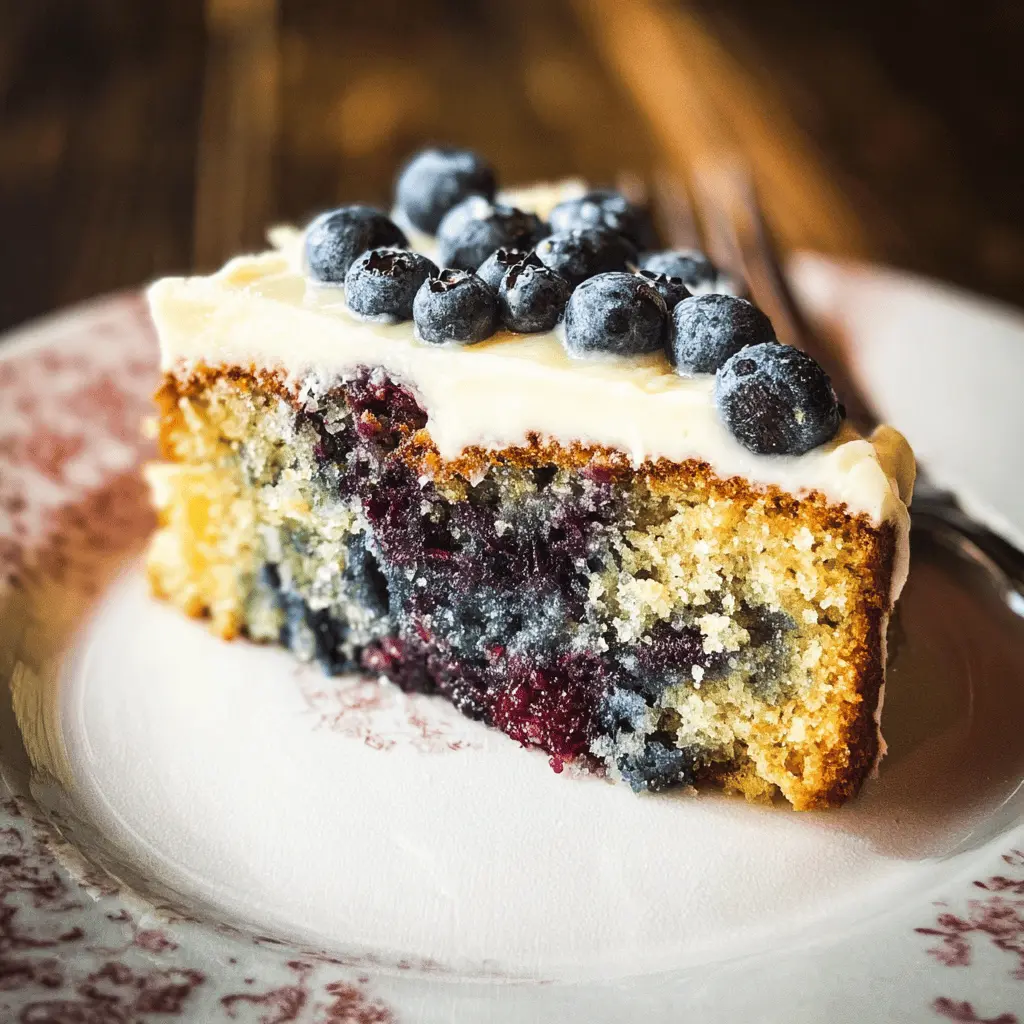Moist Blueberry Zucchini Cake Recipe