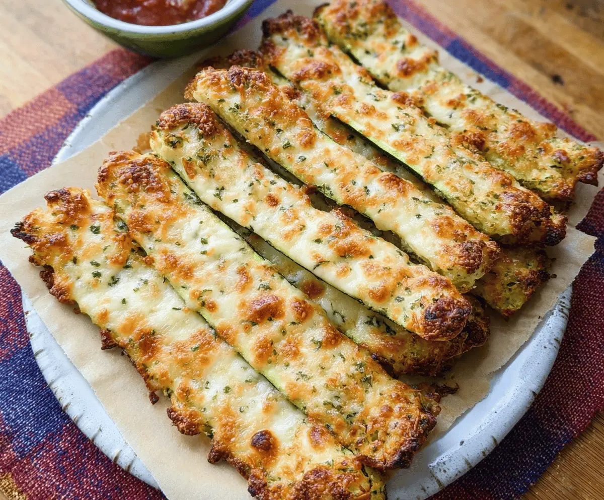 Easy Homemade Zucchini Breadsticks Recipe