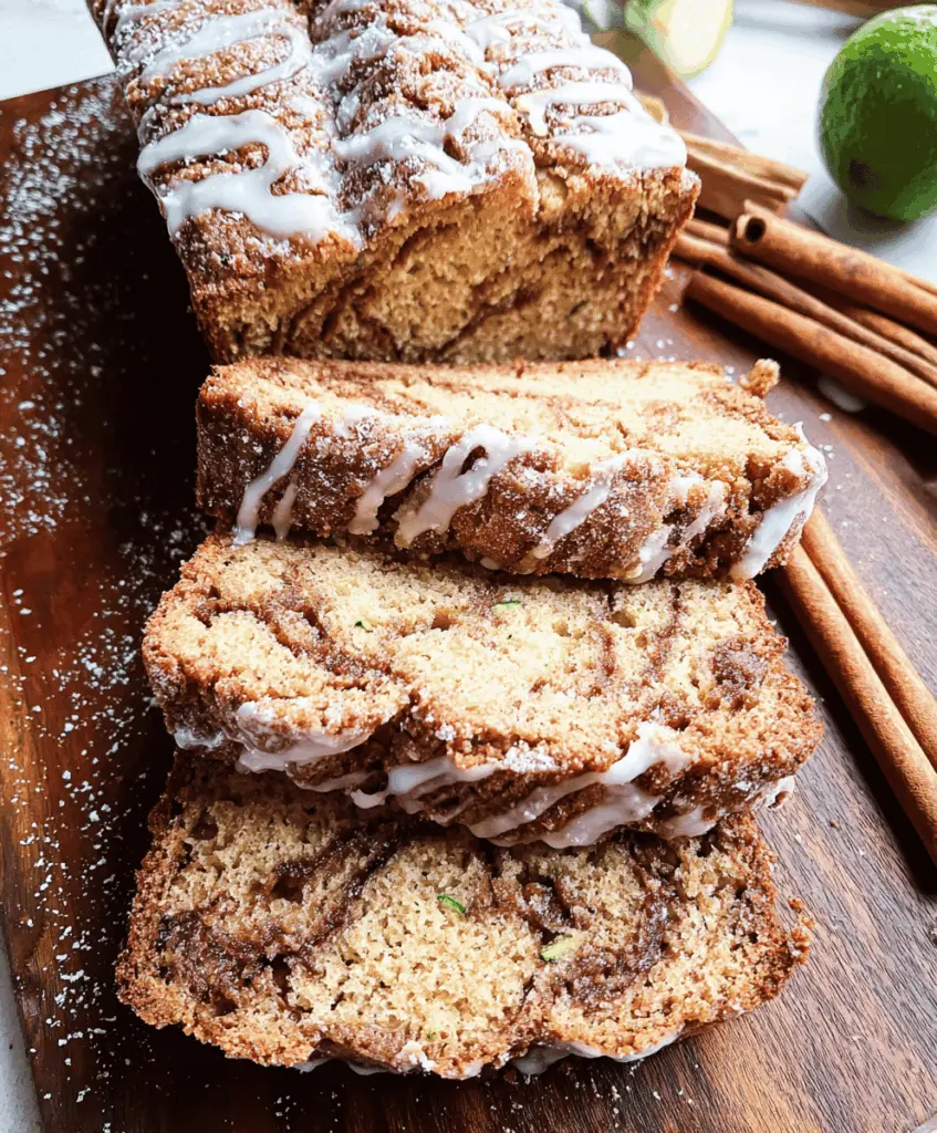 Easy Cinnamon Swirl Zucchini Bread Recipe