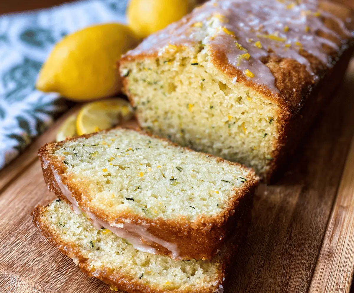 Moist Lemon Zucchini Bread Recipe