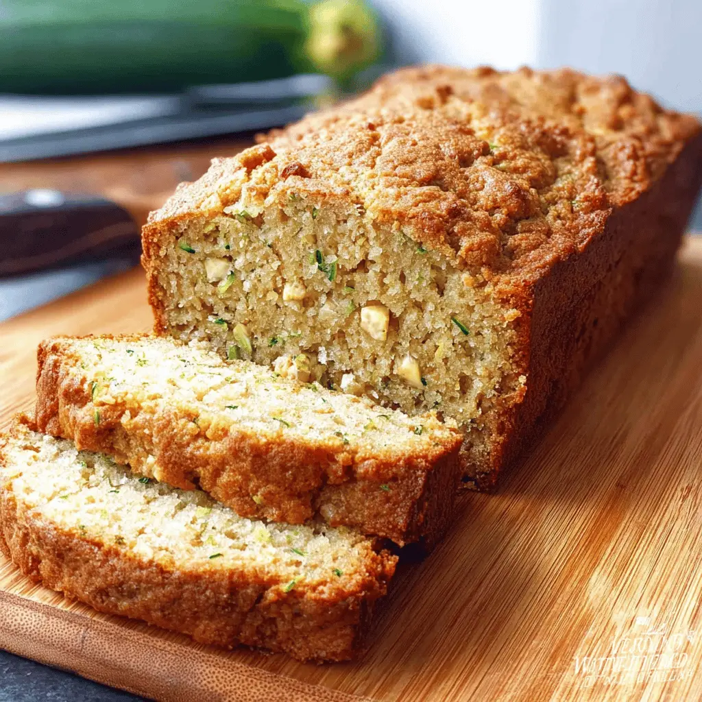 Easy Almond Flour Zucchini Bread Recipe