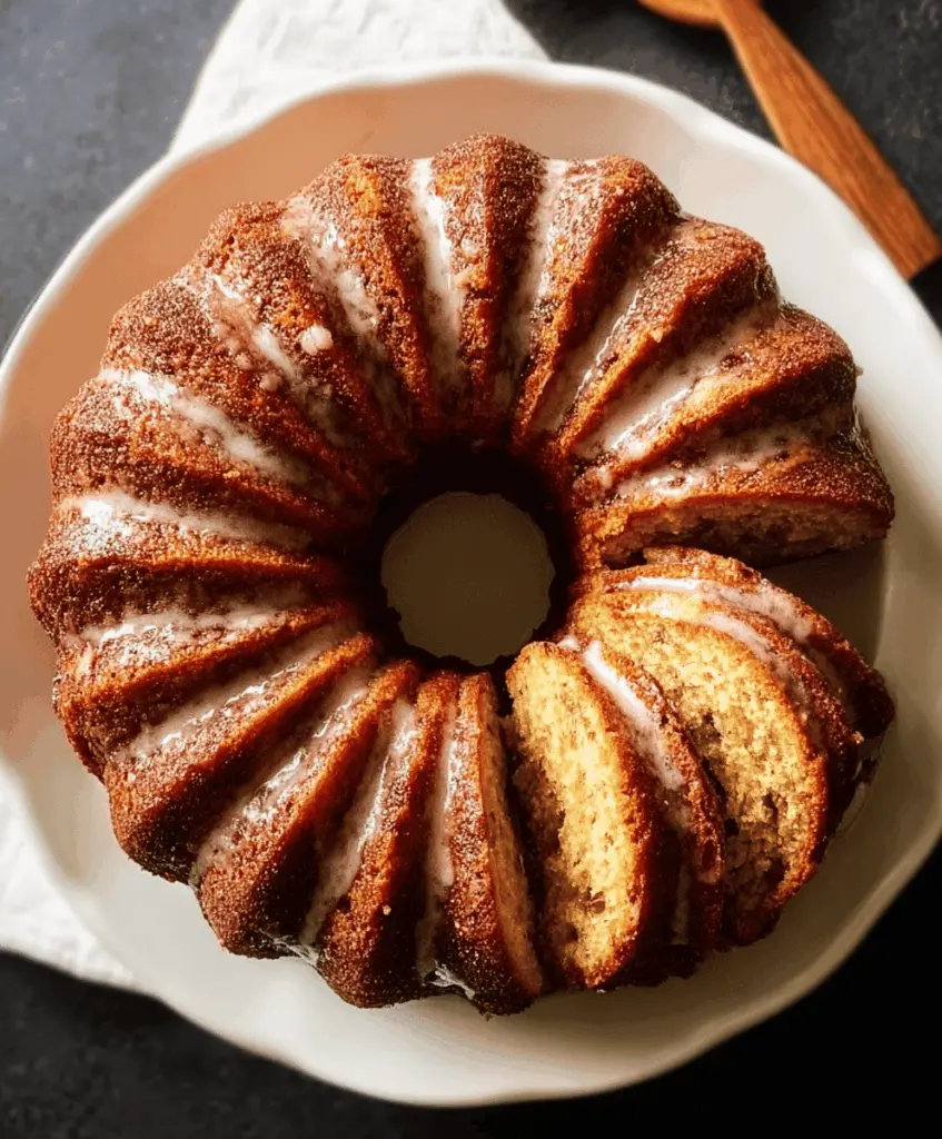 Moist Cinnamon Zucchini Bundt Bread Recipe