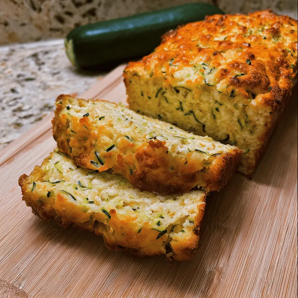 Easy Zucchini Cheese Bread Recipe