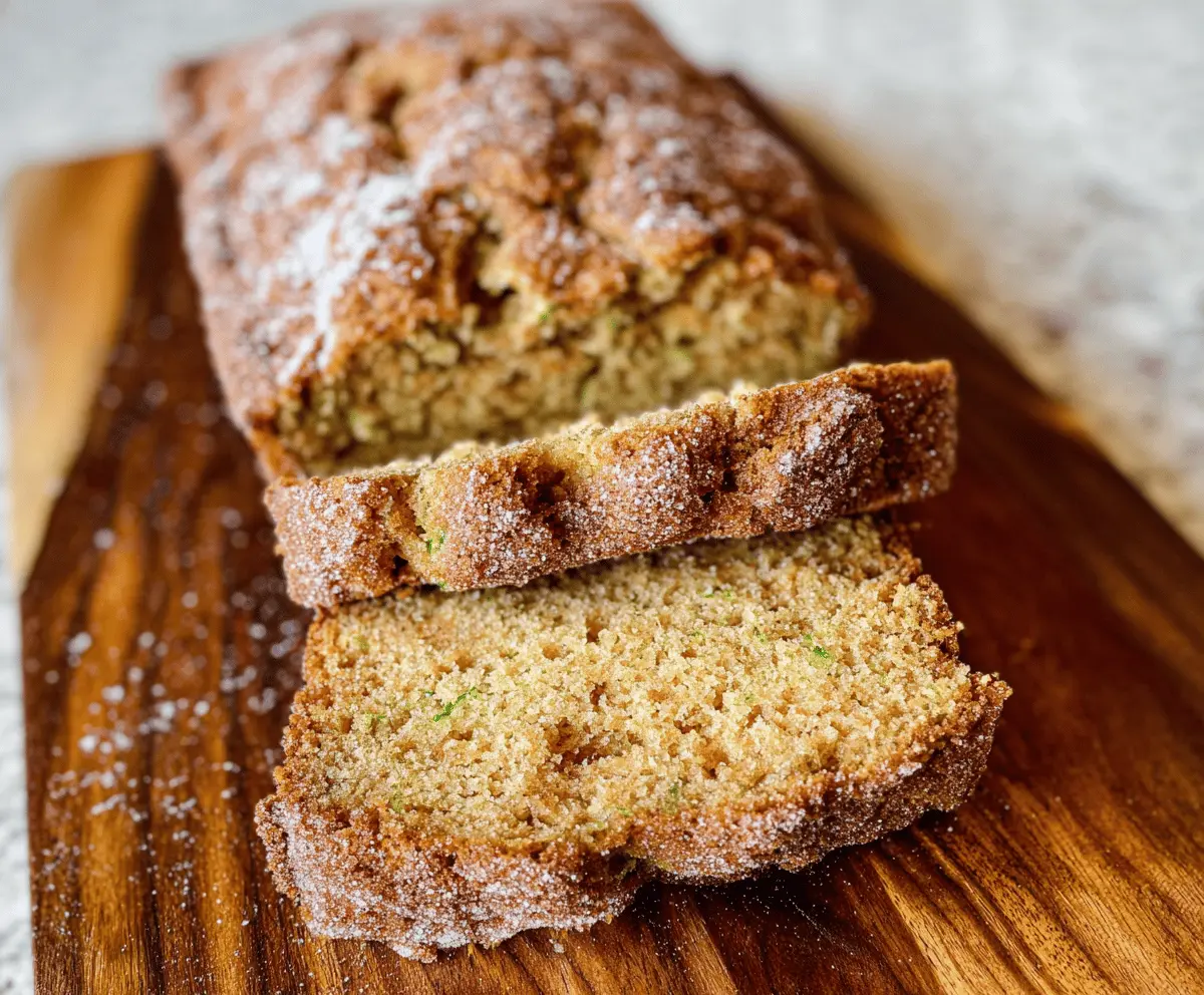 Moist Snickerdoodle Zucchini Bread Recipe