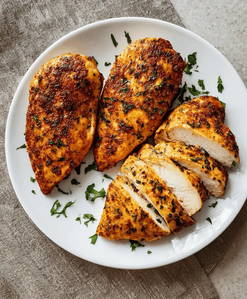 Easy Air Fryer Chicken Breasts Recipe for Juicy Meat
