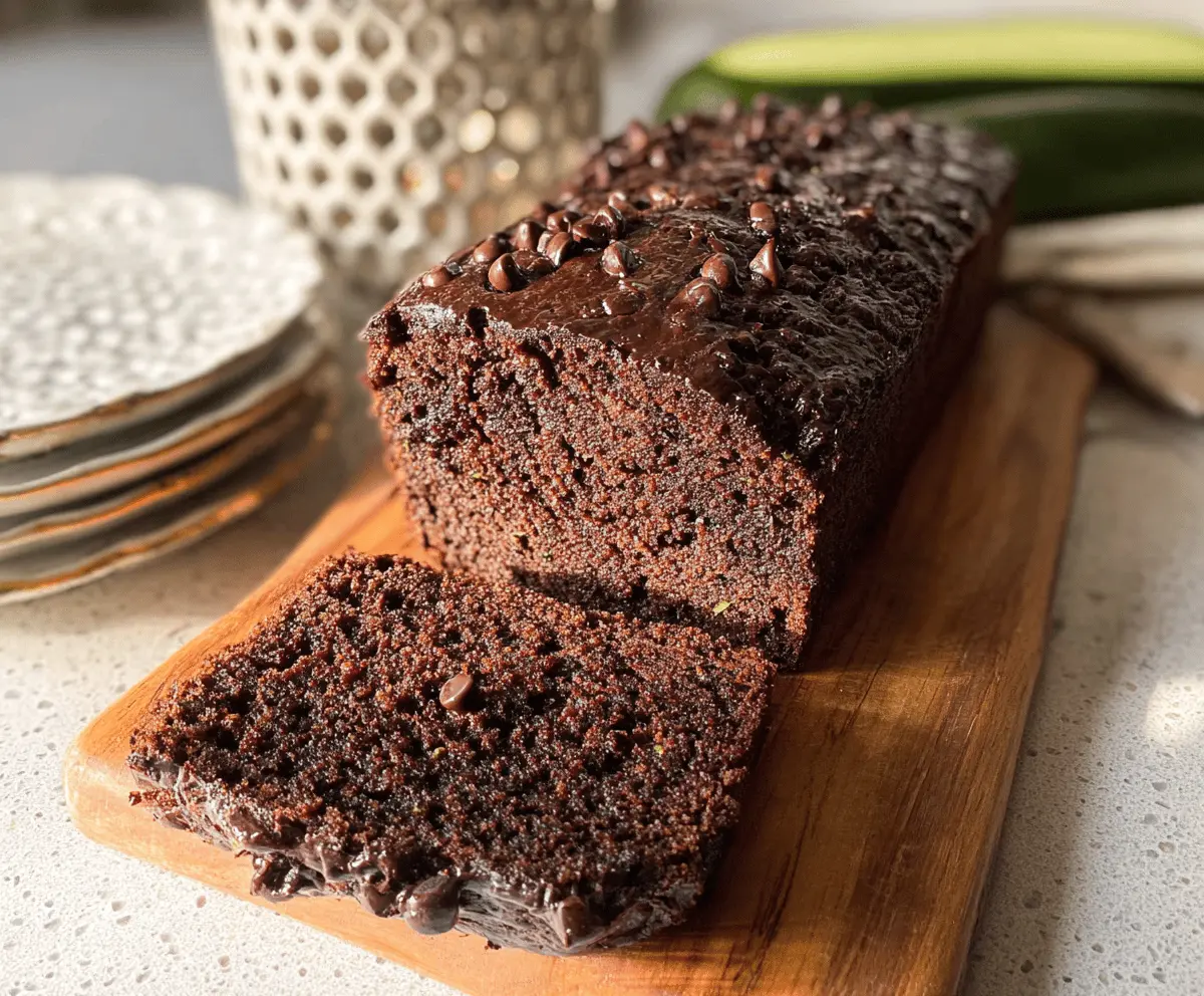 Moist Chocolate Zucchini Bread Recipe