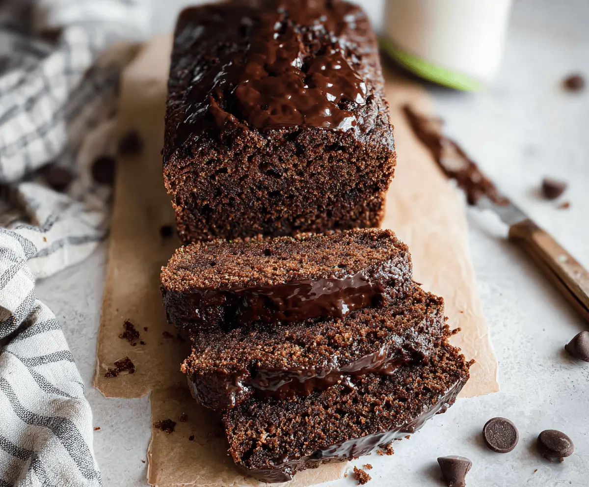 Healthy Chocolate Zucchini Bread Recipe