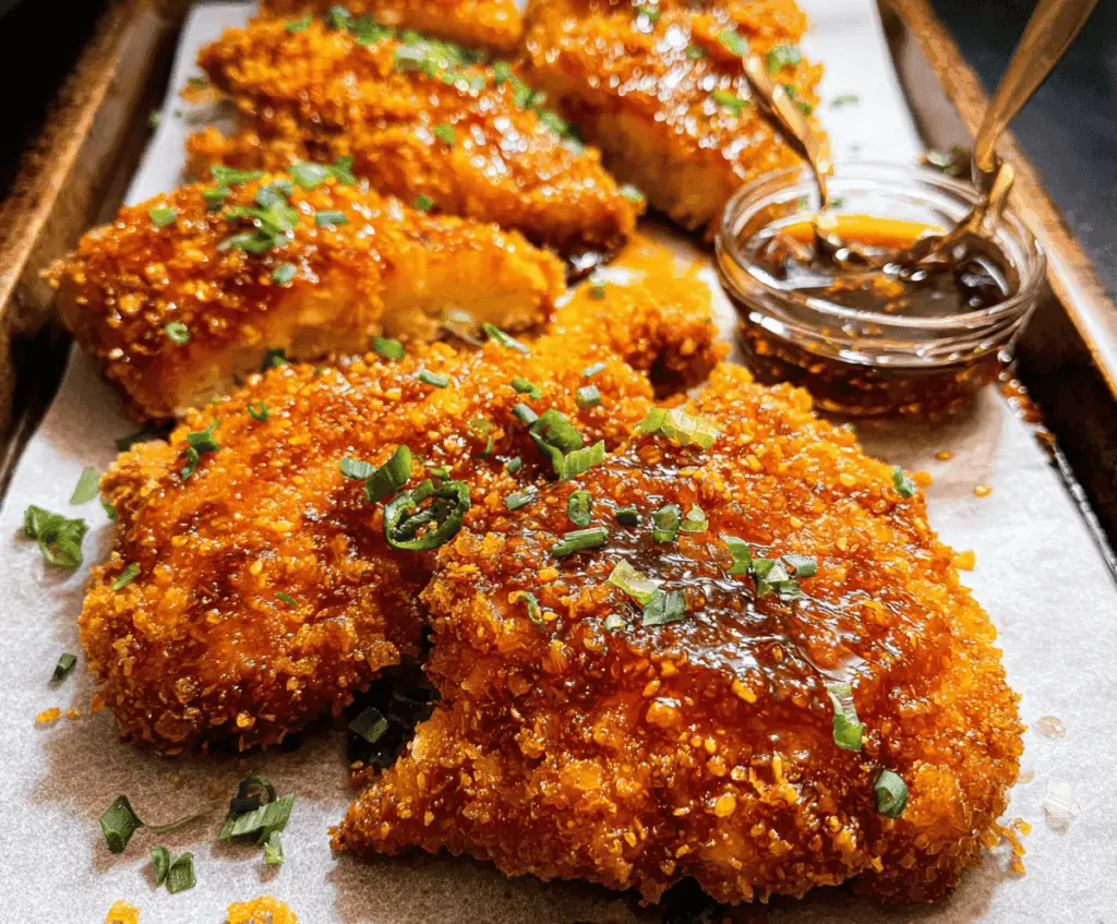Crispy Baked Hot Honey Chicken Recipe