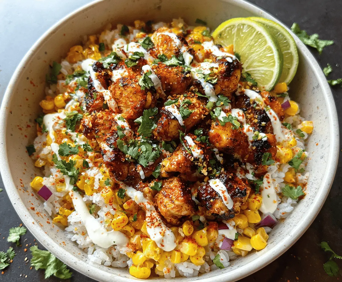 Easy Street Corn Chicken Rice Bowl Recipe
