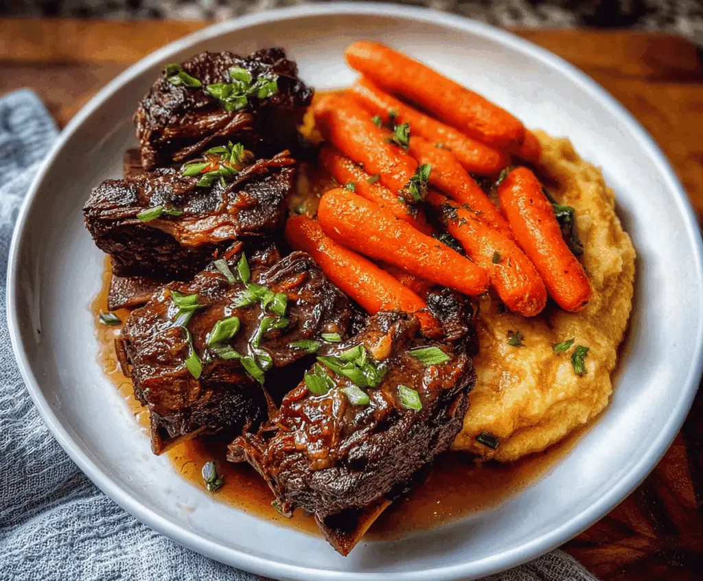 Super Tender Crockpot Beef Short Ribs Recipe