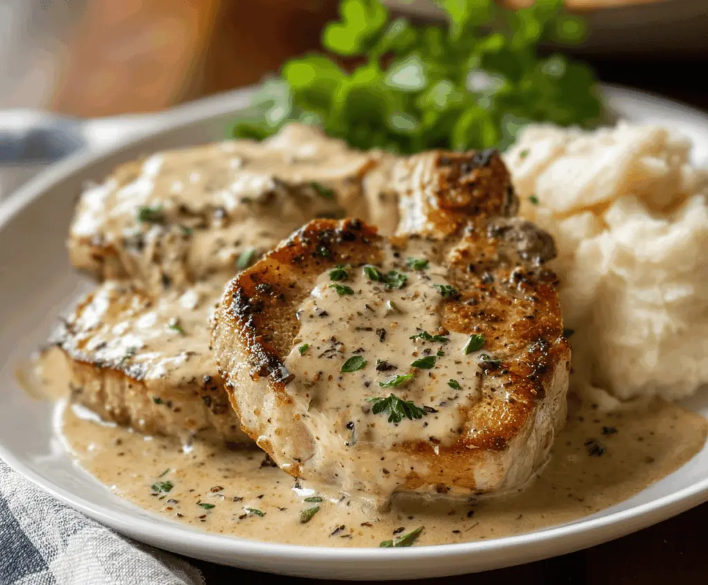 Creamy Ranch Slow-Cooker Pork Chops Recipe