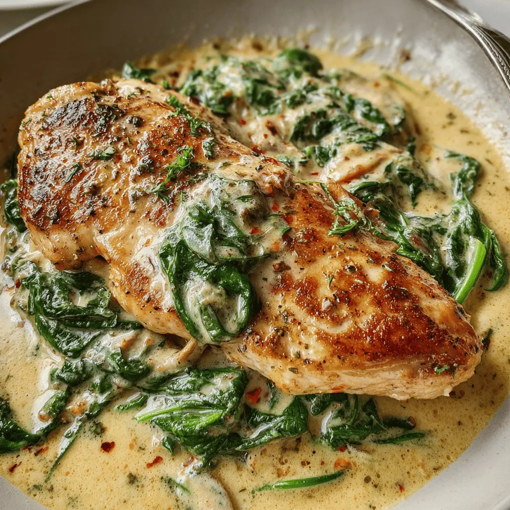Creamy Chicken Florentine Recipe