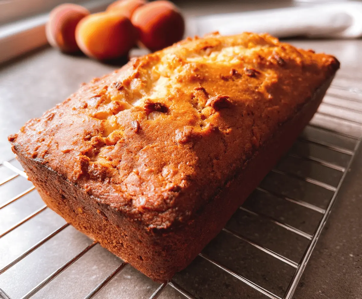 Southern Peach Bread Recipe with Moist, Sweet Flavor