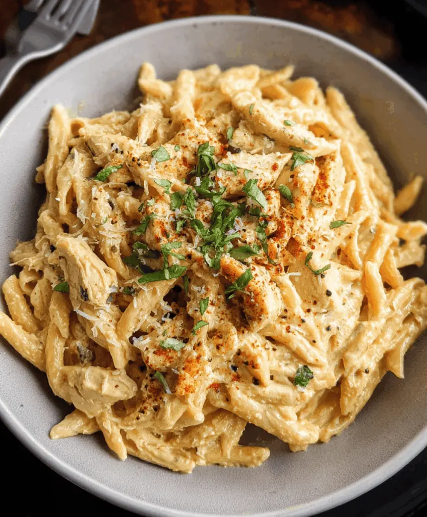 Easy Crock Pot Cajun Chicken Pasta Recipe