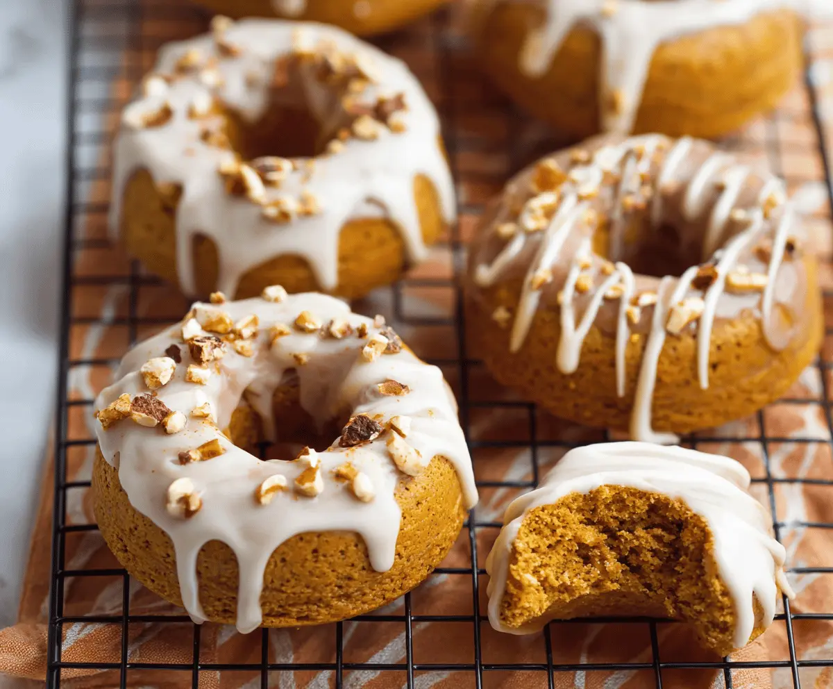 Baked Pumpkin Donut Treats