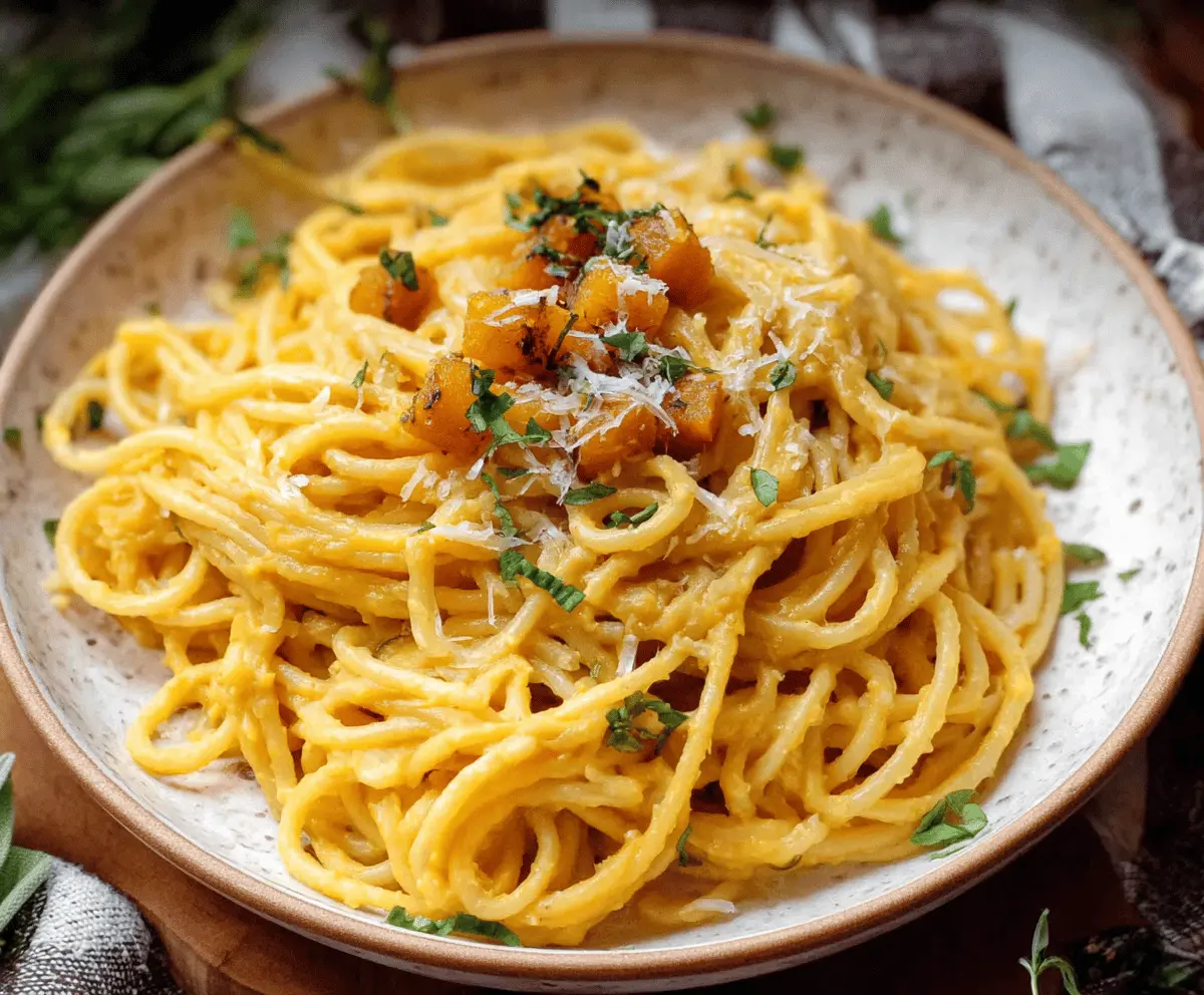 Butternut Squash Pasta Sauce Delight