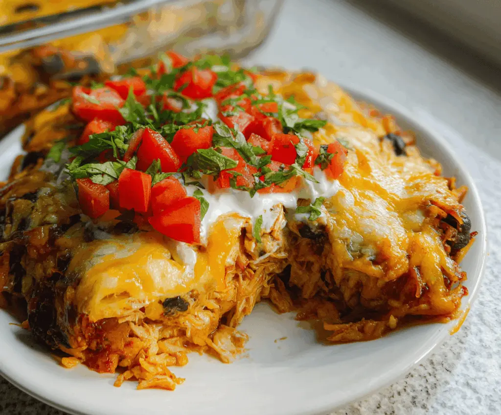Chicken Burrito Casserole