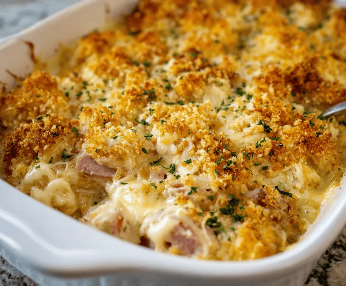 Chicken Cordon Bleu Casserole