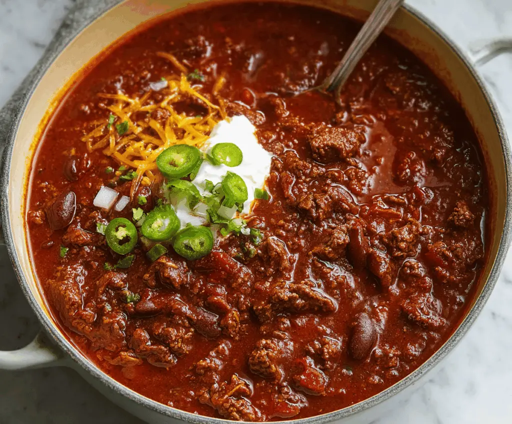 Classic Beef Chili Recipe