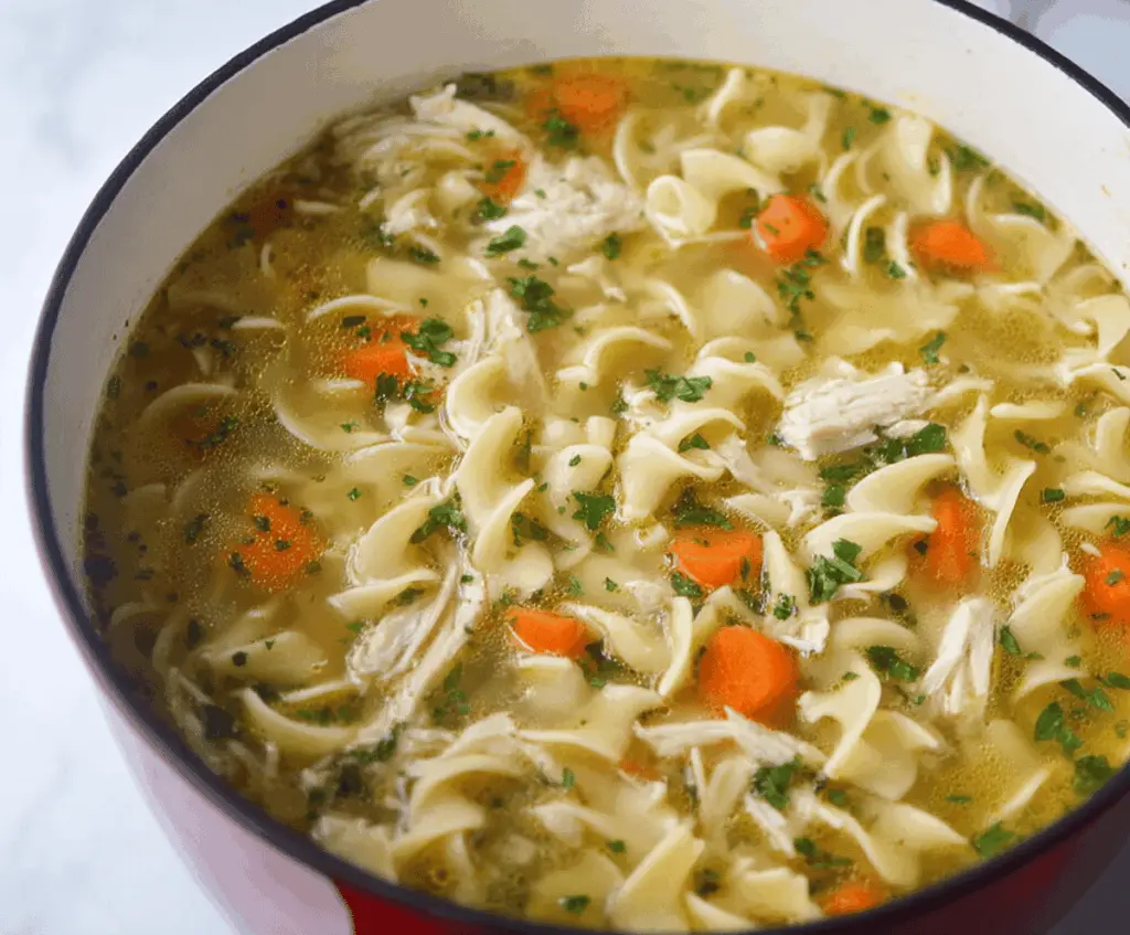 CopyCat Panera Bread Chicken Noodle Soup