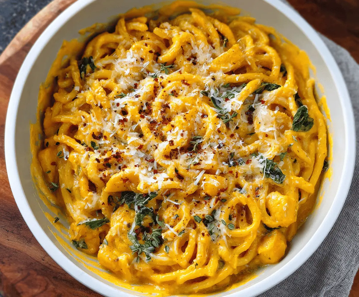 Creamy Pumpkin Pasta