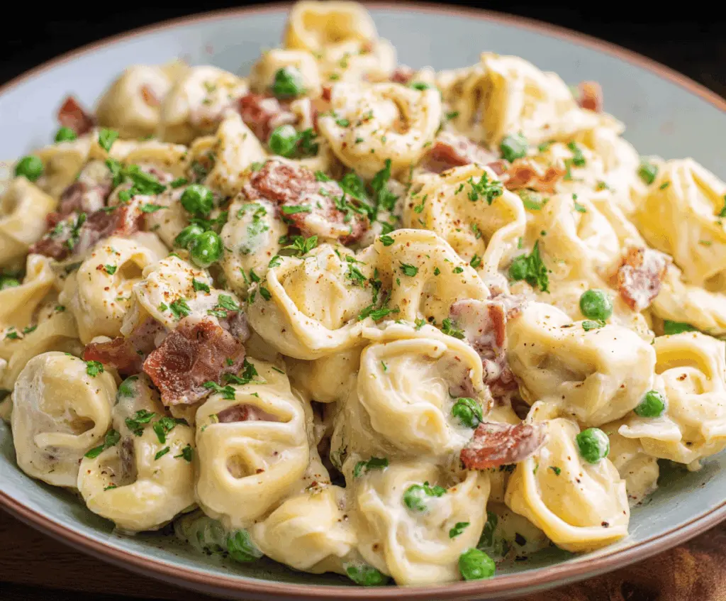 Creamy Tortellini Carbonara