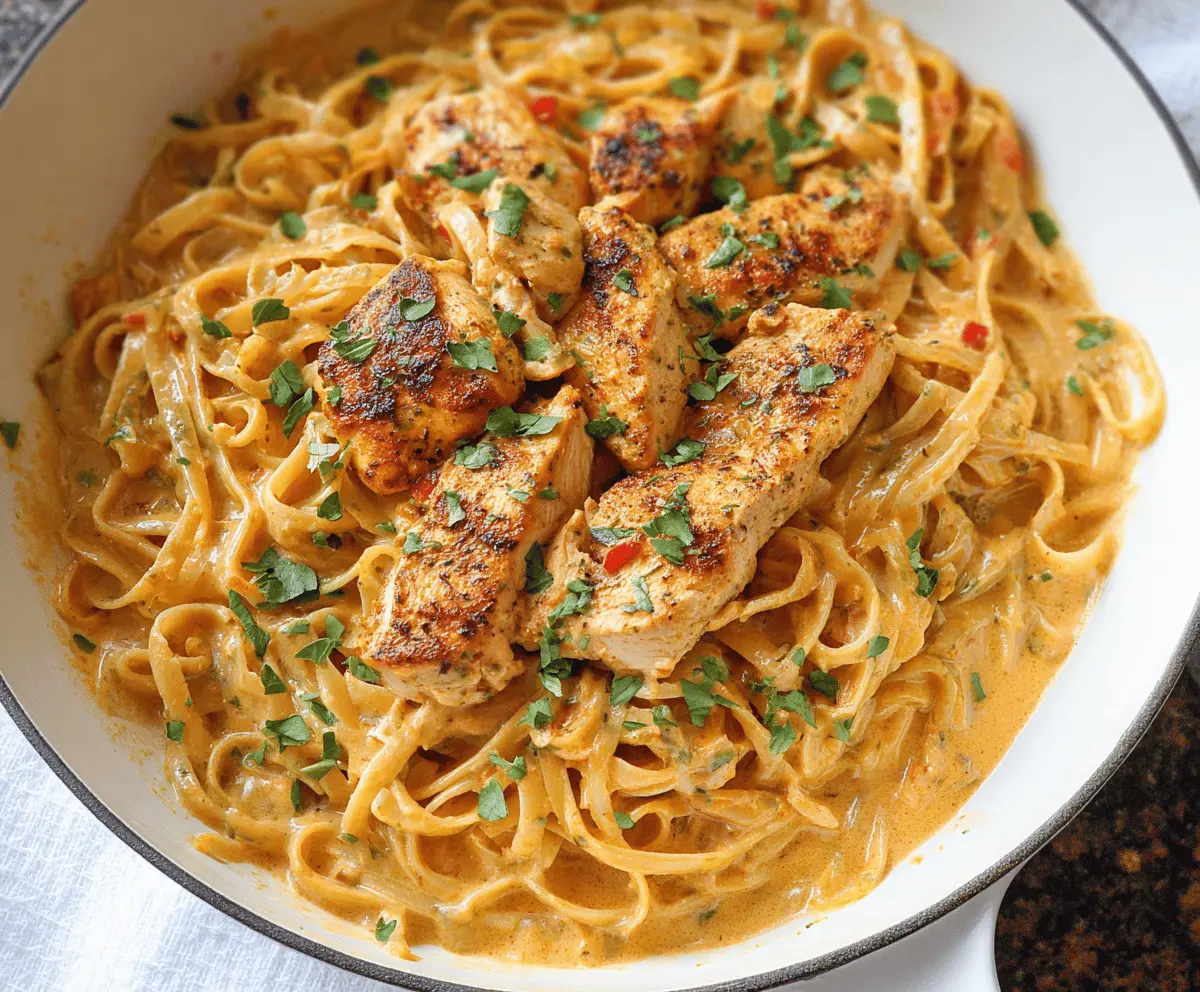 Easy Crock Pot Creamy Cajun Chicken Pasta Recipe