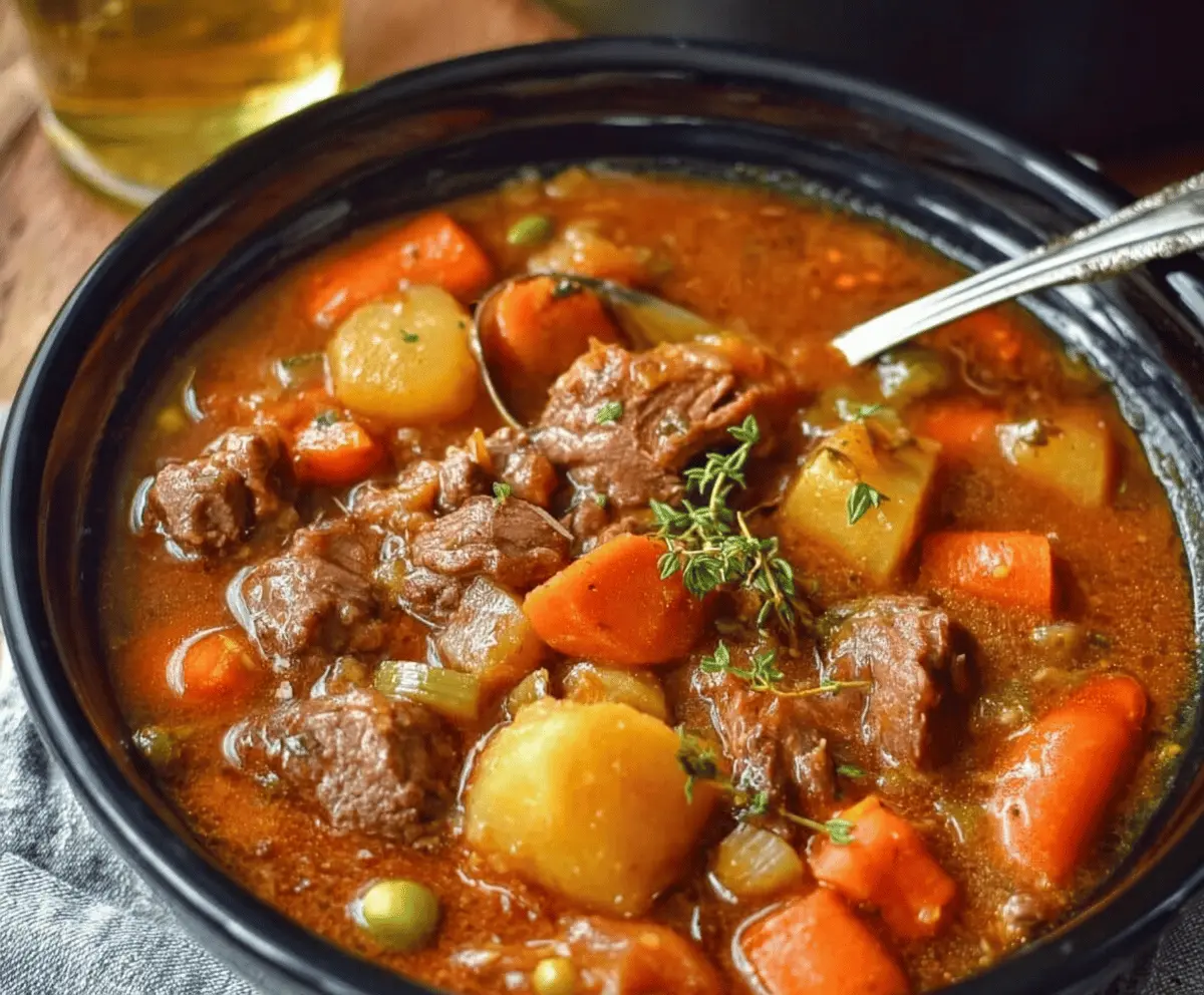 Crockpot Beef Stew Recipe