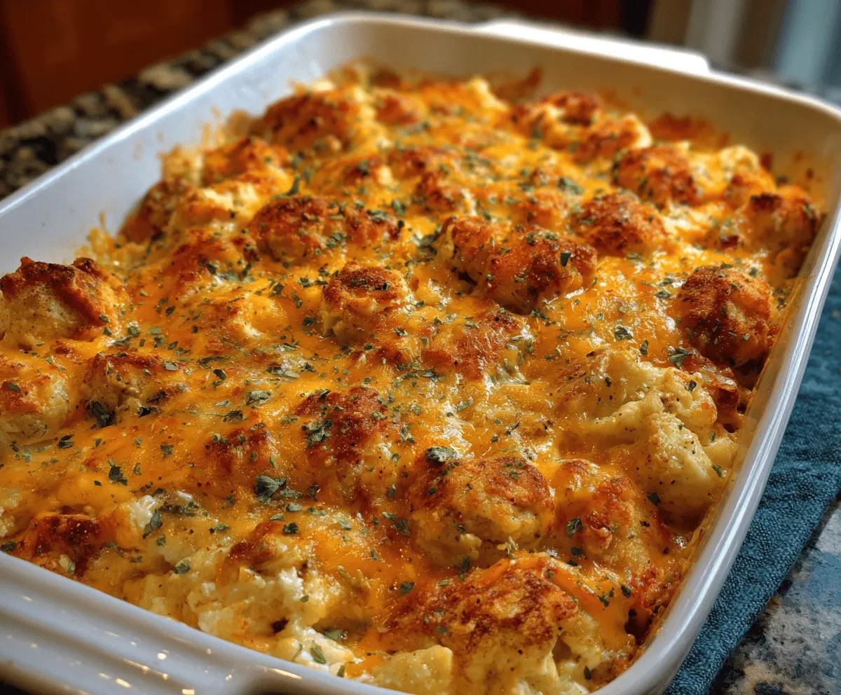 Delicious Dolly Parton's 5-Ingredient Casserole, a quick and easy dinner recipe ready in 30 minutes, featuring cheesy, savory ingredients.