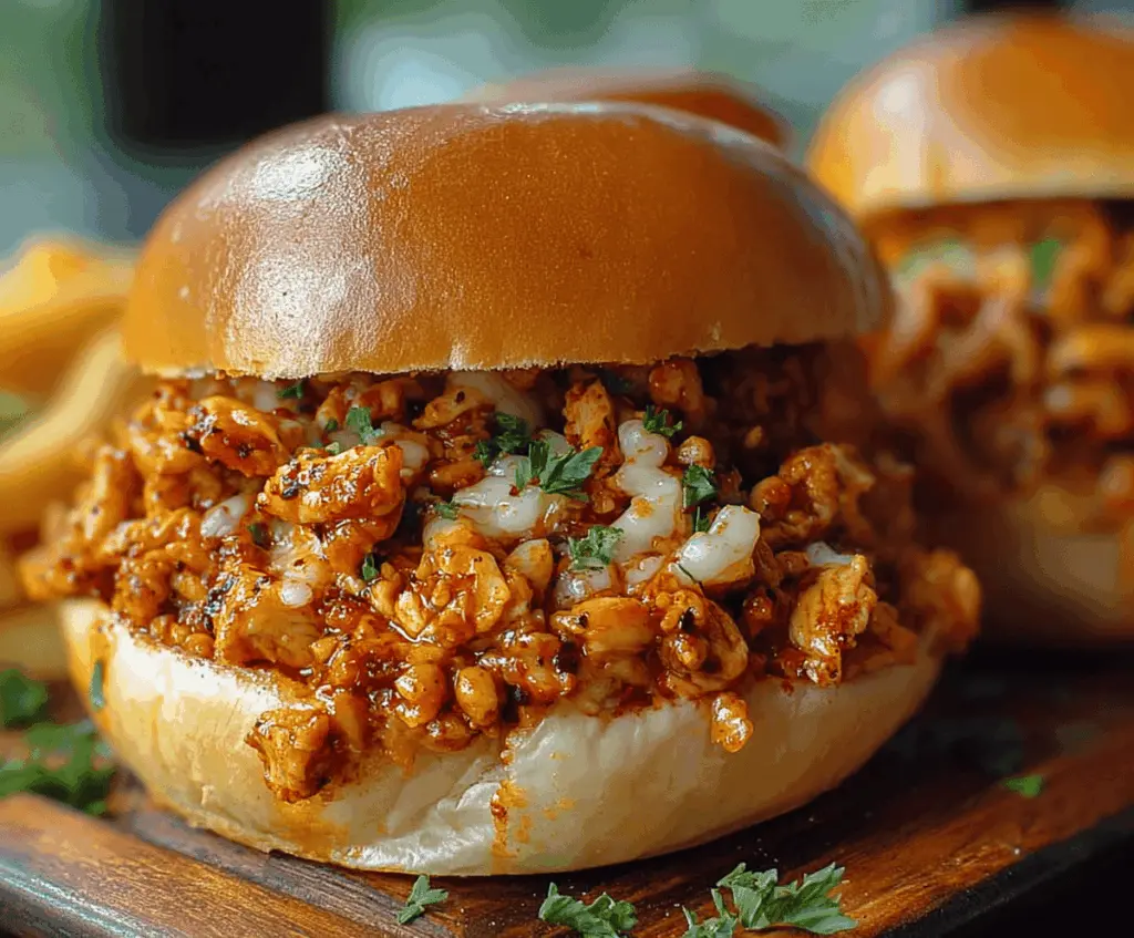 Easy Cajun Chicken Sloppy Joes Recipe