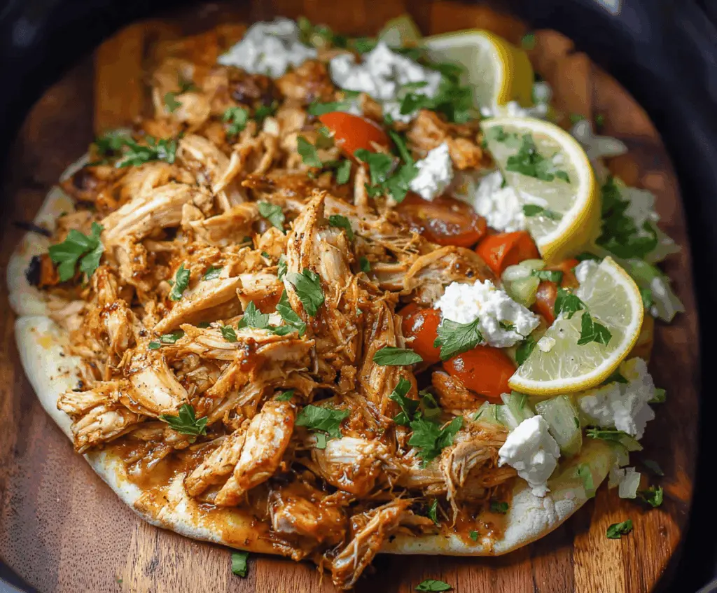 Easy Slow Cooker Chicken Shawarma Recipe