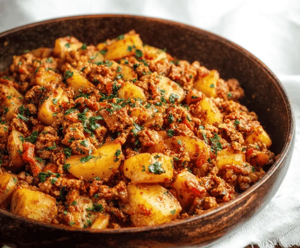 Ground Turkey with Potatoes