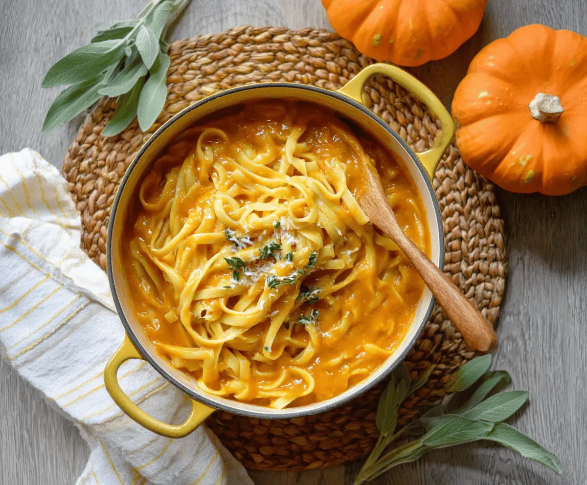 Homemade Pumpkin Pasta Sauce
