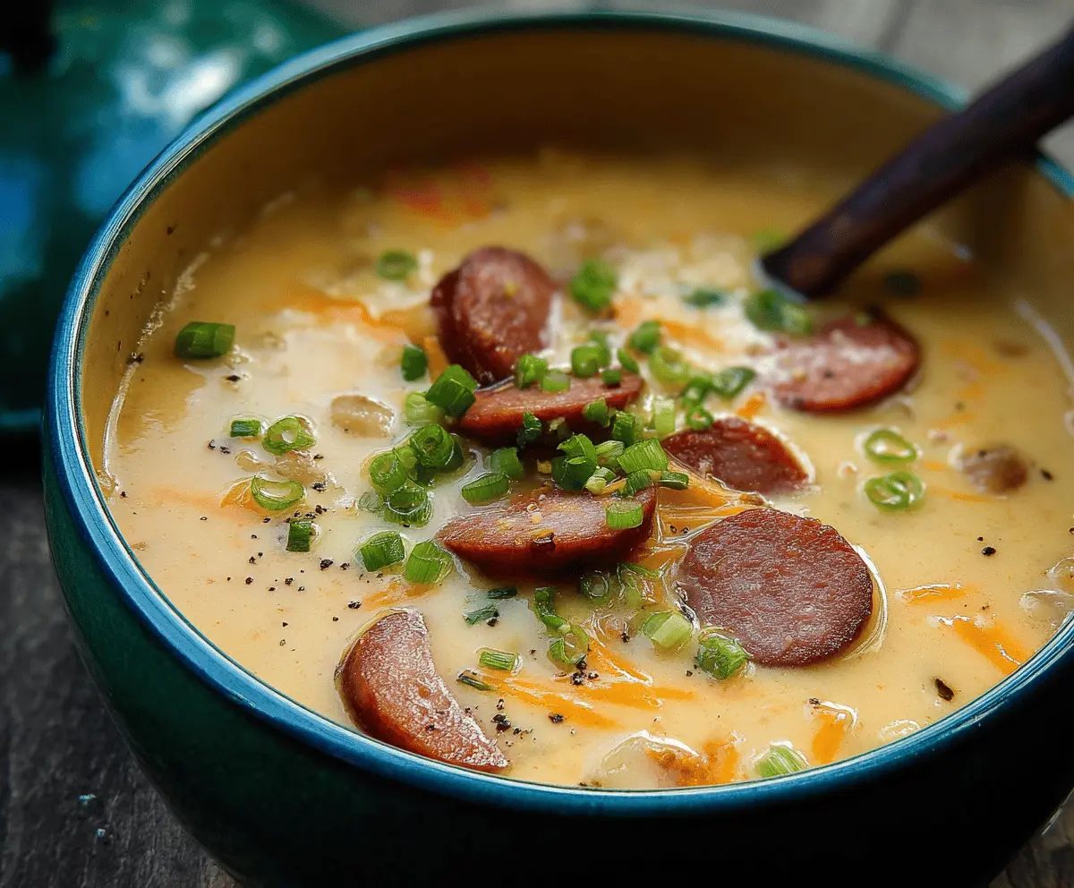 Kielbasa Potato Soup