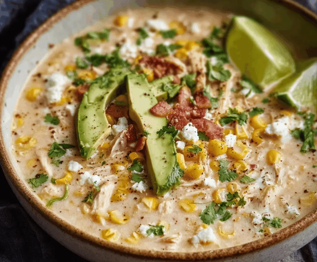 Mexican Street Corn White Chicken Chili