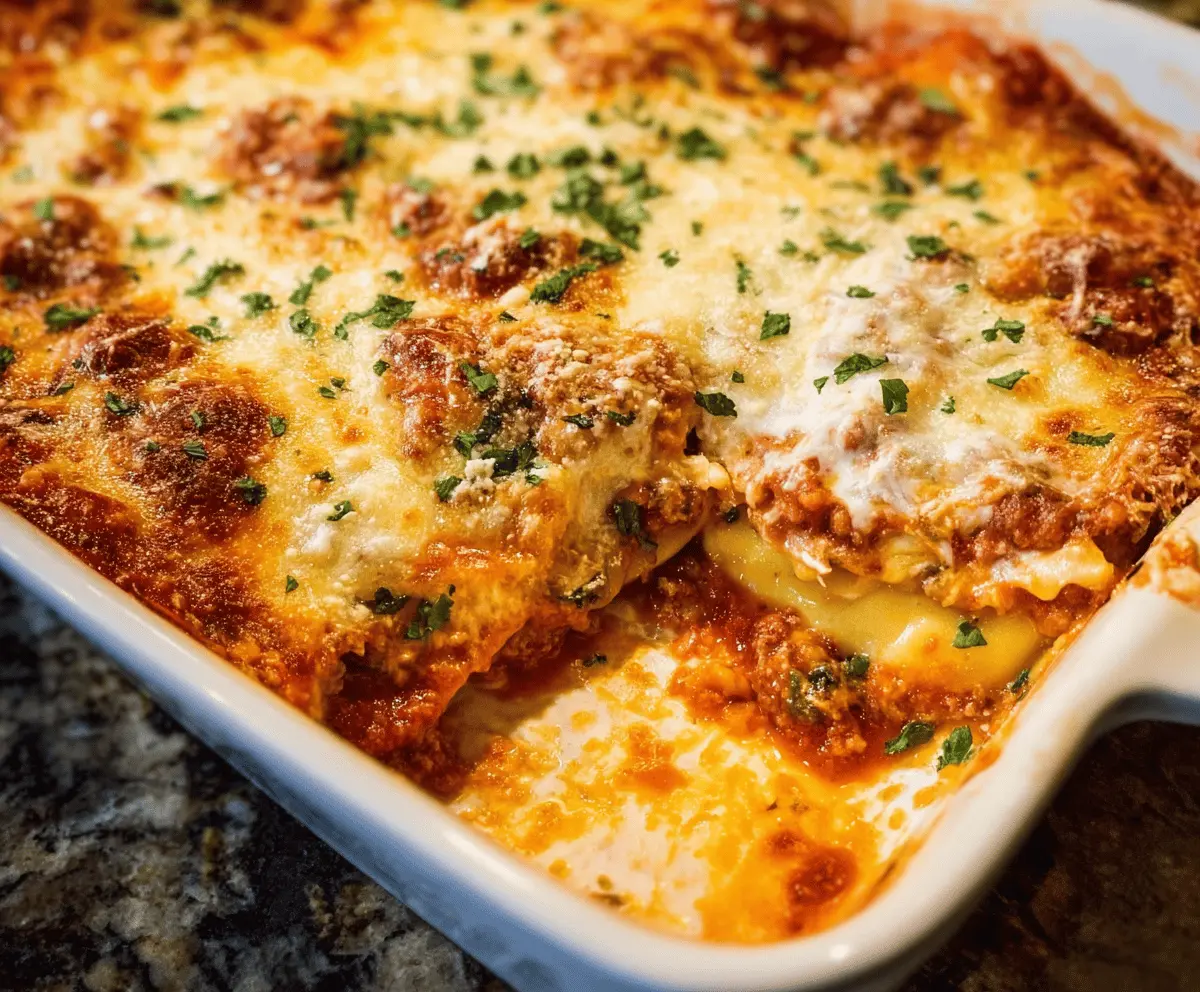 Million Dollar Ravioli C casserole