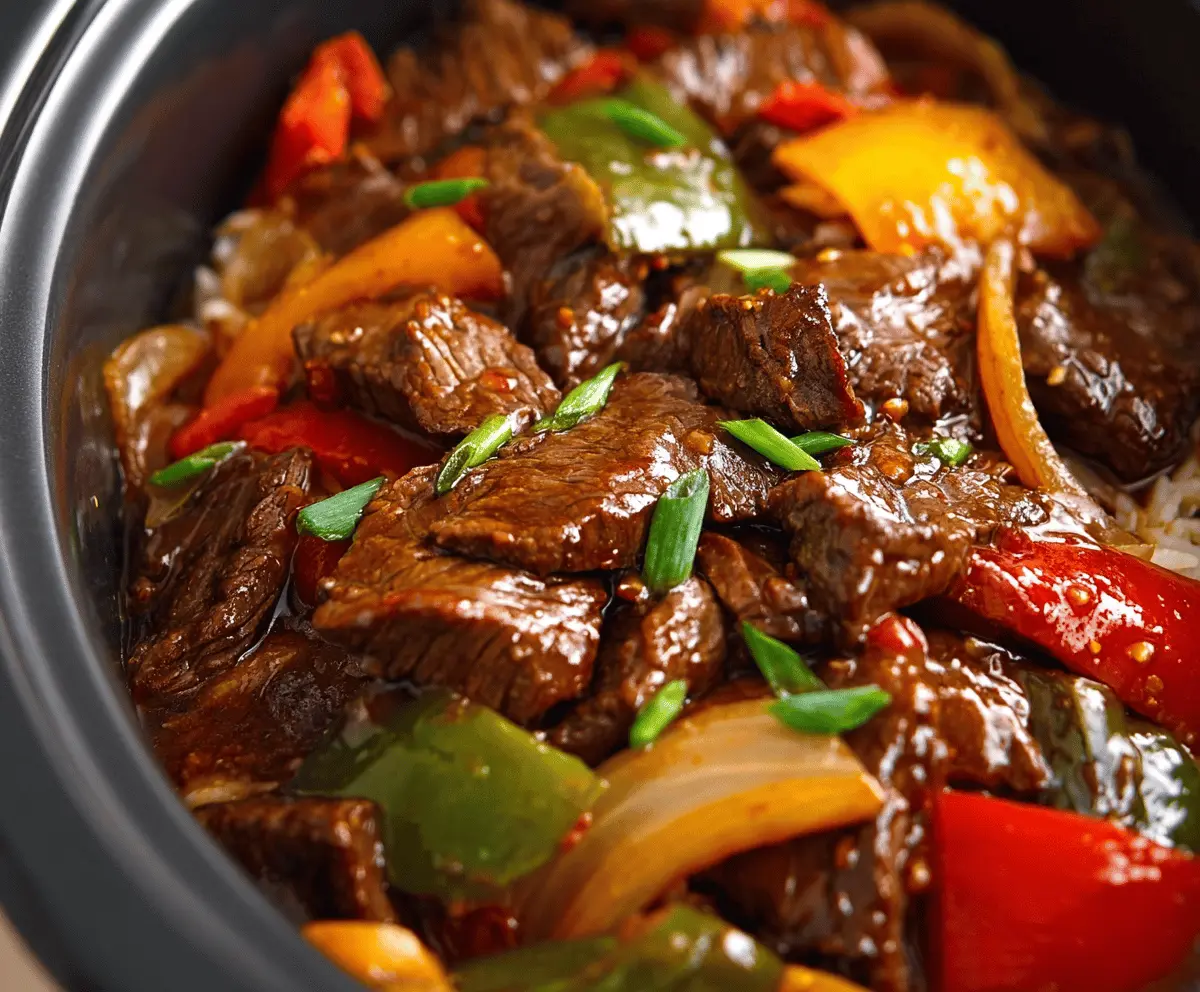Easy Crock Pot Pepper Steak Recipe for Tender, Flavorful Dinner