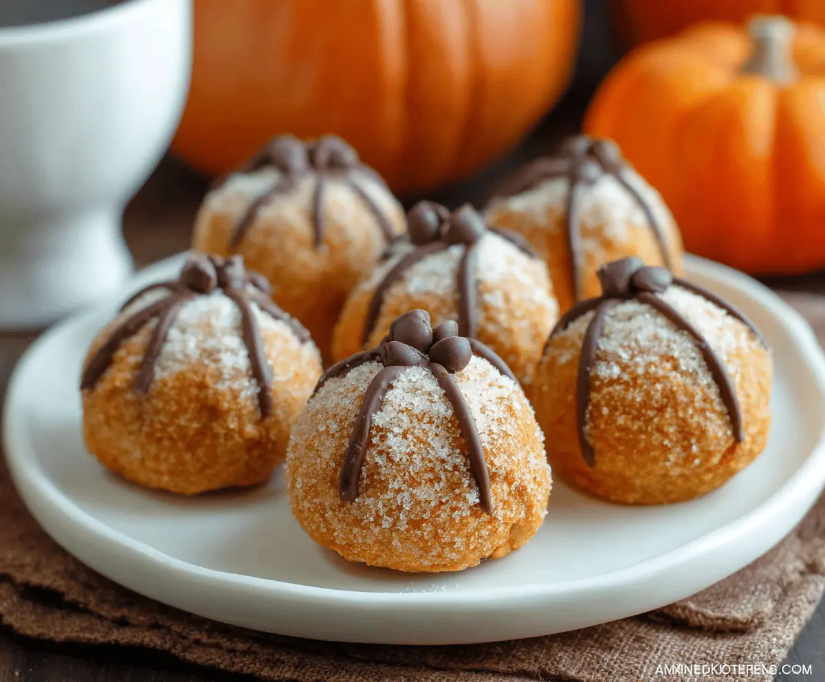 Pumpkin Cheesecake Truffle Bites