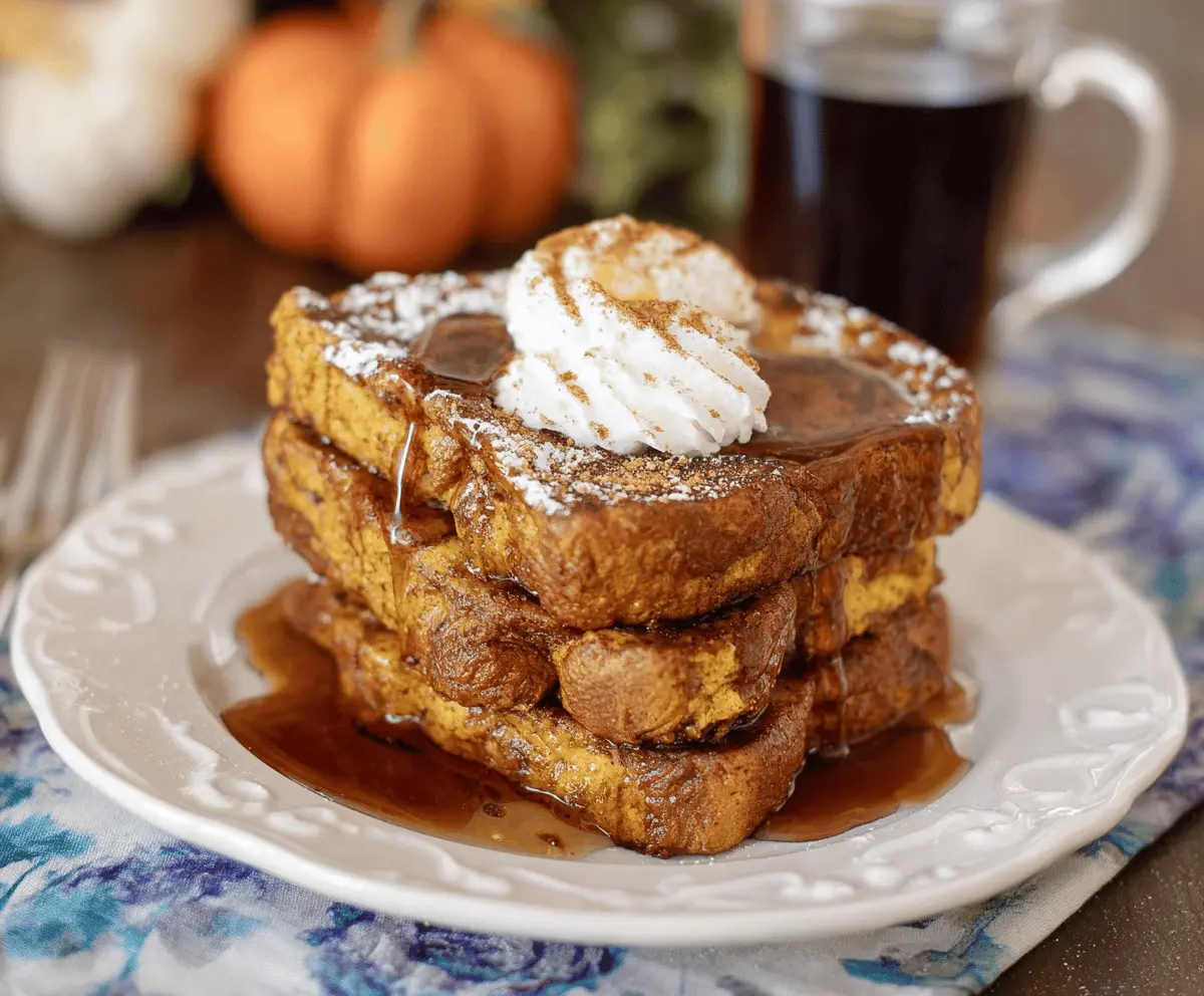 Pumpkin French Toast Delight