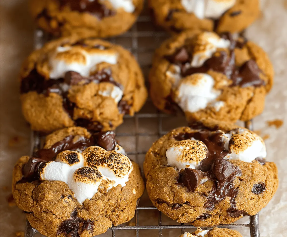 Pumpkin S'mores Cookie Recipe