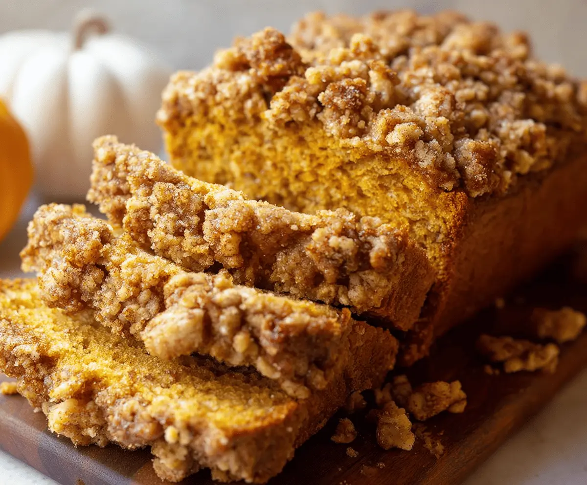 Pumpkin Streusel Bread Recipe