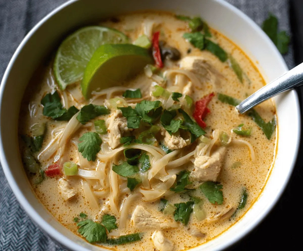 Simple Thai Chicken Soup