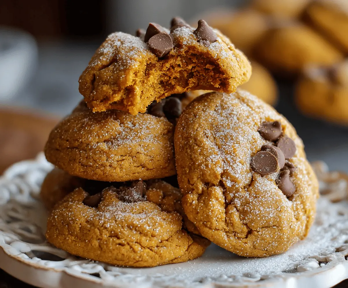 Soft and Delicious Pumpkin Pie Cookies