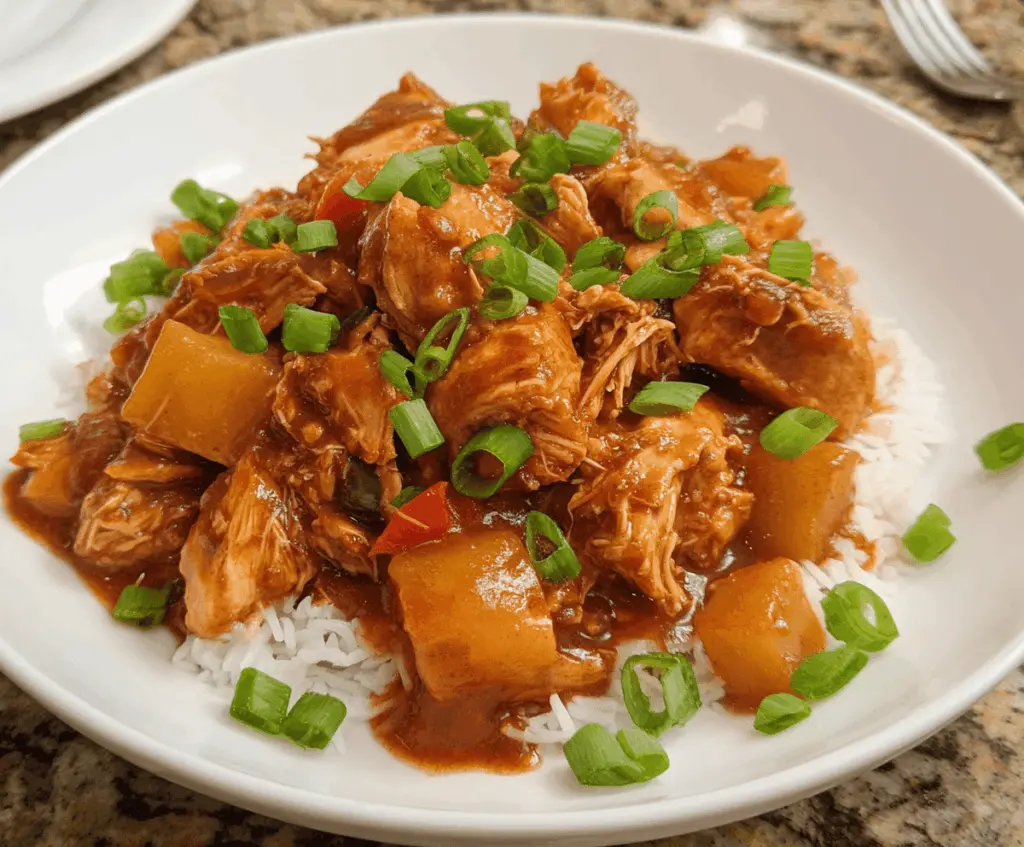 Sweet Hawaiian Crockpot Chicken