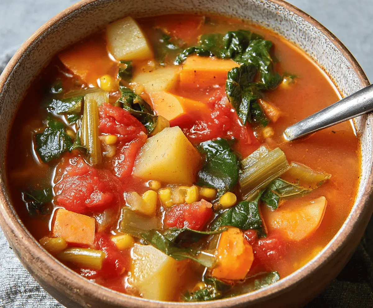 Sweet Potato Vegetable Soup