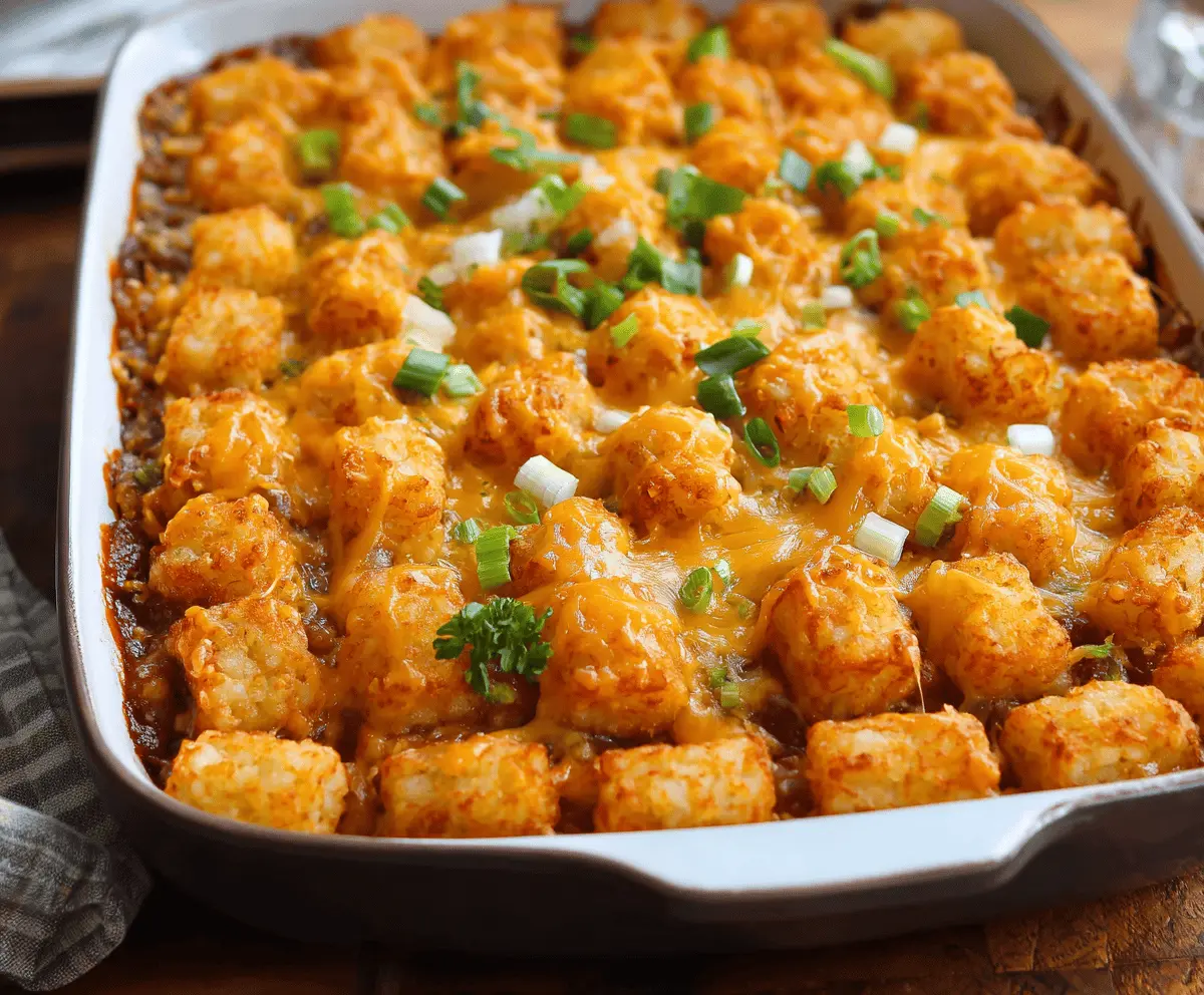 Tater Tot Casserole Recipe