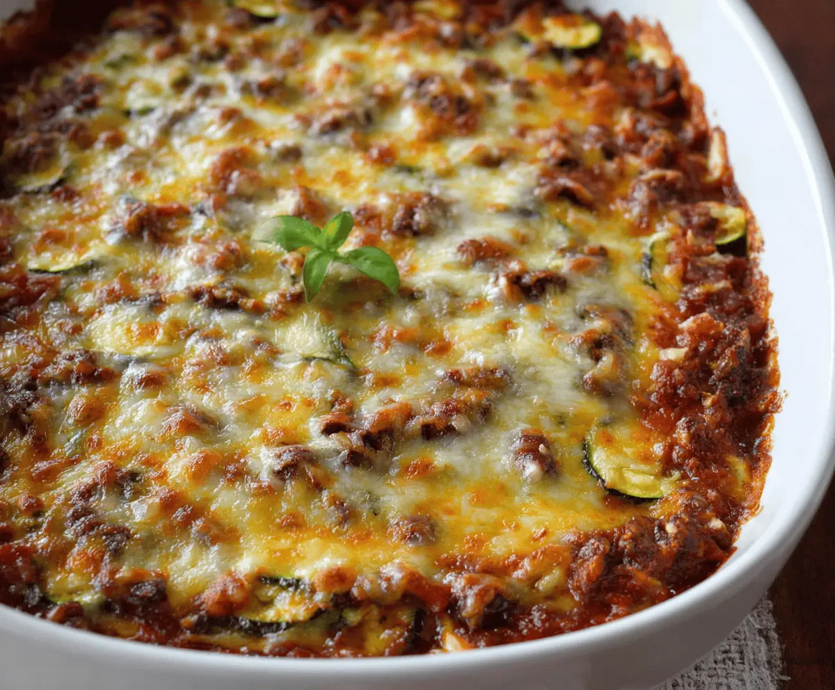 Easy Zucchini Pizza Casserole Recipe – Healthy & Delicious