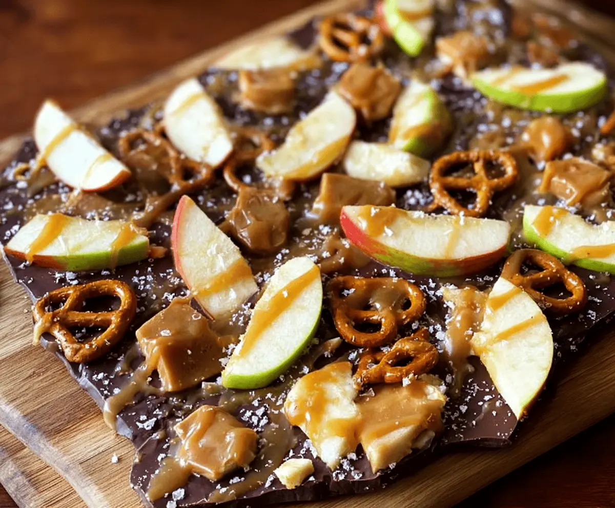 Easy Caramel Apple Bark Recipe – Sweet & Crunchy Treat