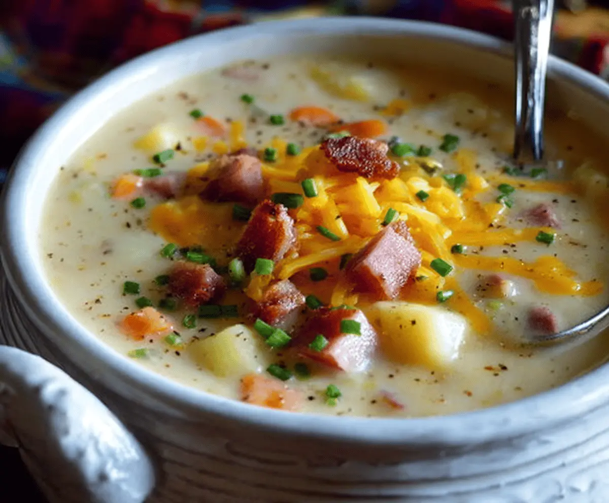 Classic Loaded Potato Soup Recipe – Creamy & Easy Comfort Food